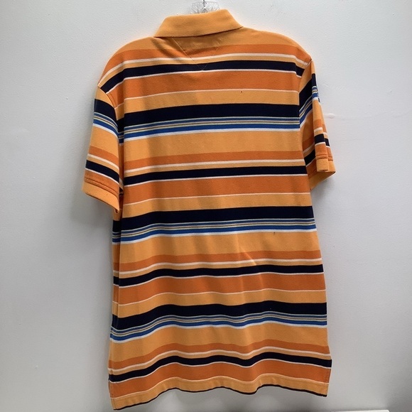 Tommy Hilfiger Striped Mens Polo Size Medium (Preowned) - Picture 2 of 3